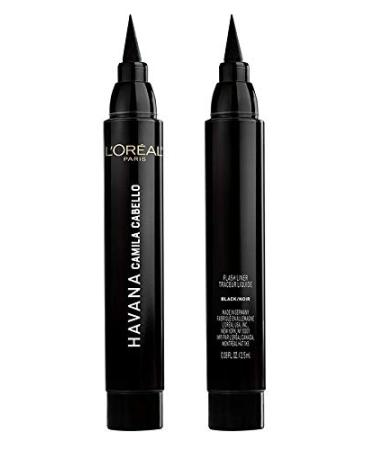 L'Or al Paris Camila Cabello Flash Liner 01 Black - Precise Felt Tip Eyeliner 2.5 ml | International Shipping Available - Buy Online on SooperMarket.com