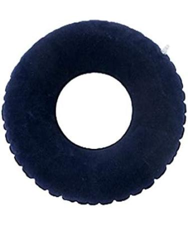Jbnmvc Inflatable Pile Ring Pad Donut Pillow Vinyl Rubber Seat Acne-Black - Buy Online on SooperMarket.com