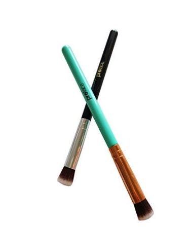Mini Precision Flat Top Kabuki Brush - Rose Golden Synthetic Makeup Brush - Ideal for Acne & Undereye Blending - Blue - Buy Online on SooperMarket.com