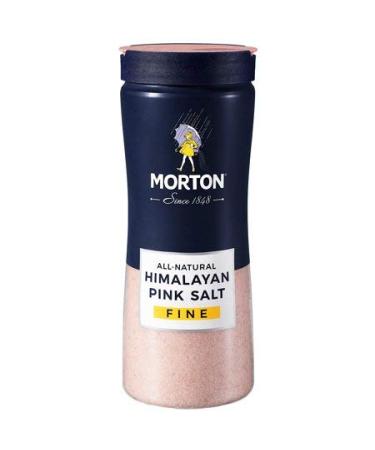 Morton Himalayan Pink Salt Fine 17.6 oz. (2 Cans)