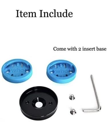 Thinvik Bicycle Stem Headset Top Cap Mount for Wahoo Mini, Elemnt & Bolt - Pro-Blue Insert | CNC Aluminum Alloy | GPS Bike Computer - Buy Online on SooperMarket.com