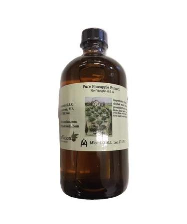 OliveNation Pineapple Flavor Extract - 8 ounces - Gluten-free, Fruit Flavor - Premium Quality Flavoring Extract for Baking 8 Fl Oz (Pack of 1)