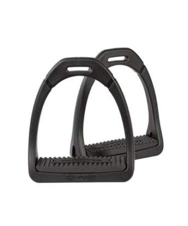 PFIFF plastic stirrups black Full