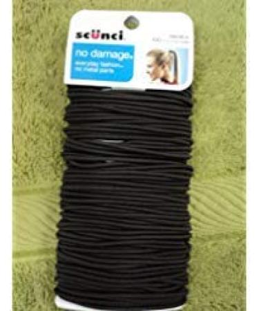 Scunci No Damage Hair Ties Brown 100 count