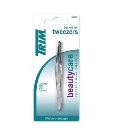 Trim Square Tip Tweezers - 6 Pack | Precision Tweezing Tool - Buy Online on SooperMarket.com