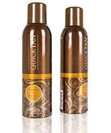 Body Drench Quick Tan Instant Self-Tanner/Bronzing Spray - Medium/Dark, 6 Fl Oz (2 pack)