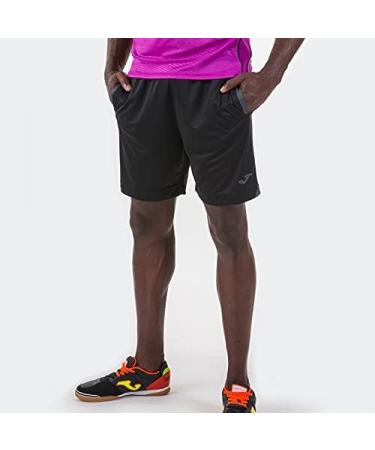 Joma Sports Bermuda Tennis Shorts Miami L Black - Premium Quality Athletic Wear for International Shipping - Buy Online on SooperMarket.com