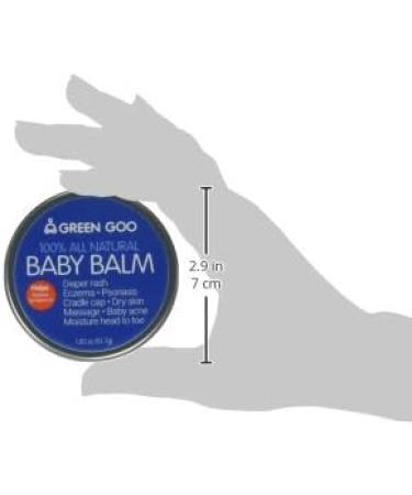 Green Goo Baby Balm Large Tin - 3 Piece Set 0.6 lb | Organic & Natural Baby Care | International Shipping Available - Buy Online on SooperMarket.com