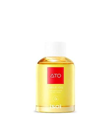 isoi ATO Smile Oil 100ml (3.38 fl oz)-Concentrated moisturizing nourishing multi-purpose body oil for babies and adults daily natural body oil for sensitive and dry skin Old