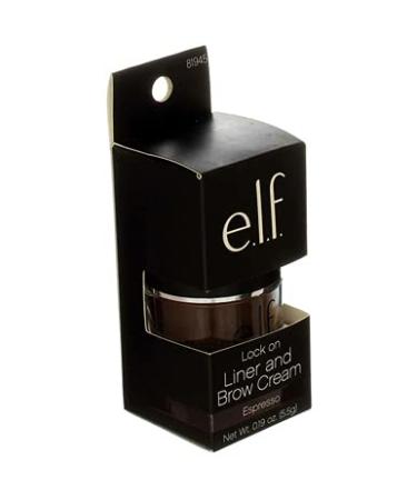 e.l.f. Lock On Liner and Brow Cream in Espresso for Women - 0.17 oz (Pack of 2) - Buy Online on SooperMarket.com