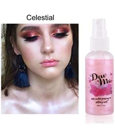 AQUAPURITY - PHOERA Dew Me Rose Water Priming and Setting Mist Spray Moisturizing & Hydrating Botanicals Make up Highlighter Effect Pore Minimizer Face Toner Cruelty Free (102 Celestial) - Buy Online on SooperMarket.com
