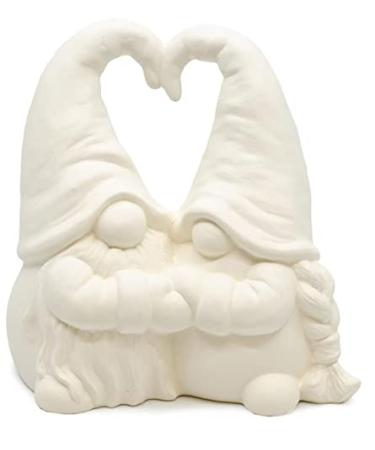 New Hampshire Craftworks Gordon and Gladys The Hugging Gnomes - Paint Your Own Adorable Ceramic Keepsake
