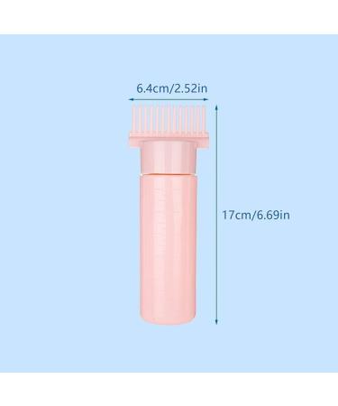 180ML Refillable Bottle For Hair Dye Shampoo Plastic Applicator Comb Dispensing Salon Oil Hair Coloring Hairdress Styling Tool - Buy Online on SooperMarket.com