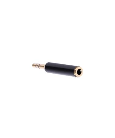 3.5mm TRS Male (for Camera/Camcorders) to 3.5mm Female TRRS Microphone Adapter Compatible with Nikon, Canon, GoPro & Other Similar Cameras/Camcorders/Recorders with TRS Mic Jack