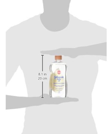 Johnson's Baby Oil with Shea & Cocoa Butter - 20 fl. oz | Hypoallergenic Formula for Preventing Moisture Loss - Buy Online on SooperMarket.com