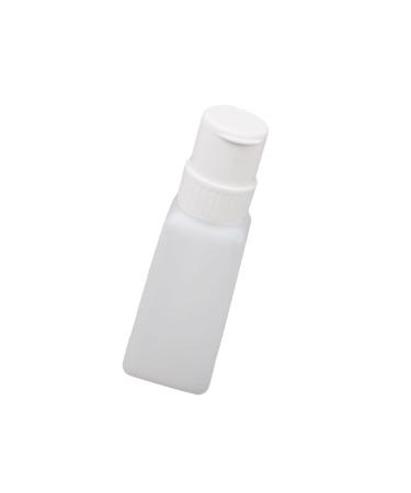 BEALIFE Square Plastic Nail Polish Remover Pump Dispenser Push Down Bottle Convenient and Efficient White Square White Square