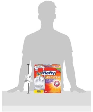 Hefty Ultra Strong Tall Kitchen Trash Bags  Lavender & Sweet Vanilla Scent  13 Gallon  80 Count - Buy Online on SooperMarket.com