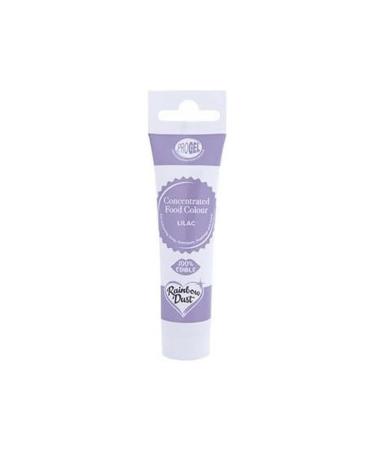 Rainbow Dust ProGel Concentrated Food Colour Lilac Colouring Gel For Baking and Cake Decorating 25g Tube