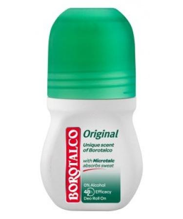 Buy Borotalco Alcohol-Free Deo Roll-On Deodorant - Original 50ml (Pack of 2) | Italian Import | Fast International Shipping - Buy Online on SooperMarket.com