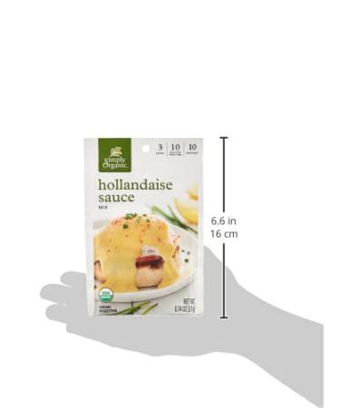 Simply Organic Hollandaise Sauce Mix - 0.74 oz | Organic, Gluten-Free - Buy Online on SooperMarket.com