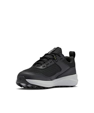 Columbia Unisex-Child Hatana Waterproof Hiking Shoe Big Kid (8-12 Years) 6 Big Kid Black/White