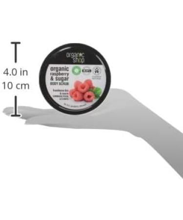 Organic Shop Raspberry Cream Body Scrub 250ml - Pack of 1 | Exfoliating Scrub with Raspberry Extracts - Buy Online on SooperMarket.com