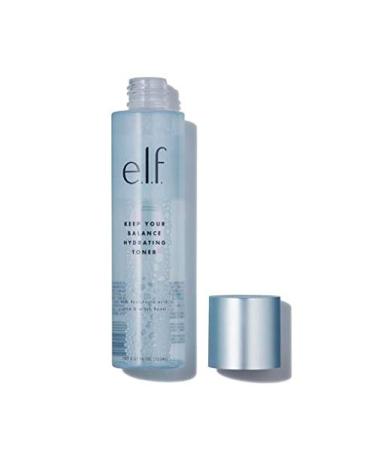 e.l.f, Keep Your Balance Toner, Gentle, Refreshing, Anti-Inflammatory, Removes Makeup & Impurities, Hydrates, Cleanses, Soothes, Infused with Hyaluronic Acid, Witch Hazel and Aloe, 5.07 Fl Oz