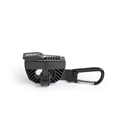 Klitch Footwear Clip Sports Accessory, Hang Extra Shoes Cleats Boots or Gear on Your Bag. Works on Soccer, Baseball, Basketball, Track, Running Shoes, Flip Flops and More. Black Gen. 2.0