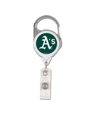 WinCraft MLB Retractable 2S Prem Badge Holders Oakland A's