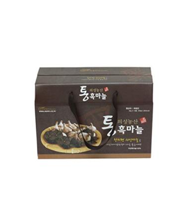Uiseong Farm Whole Black Garlic 30g /1Ounce  15 Pouches (Pack of 1) Low Temperature Concentration Method   Origin : South Korea