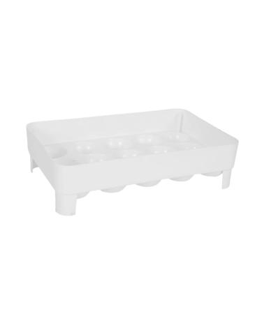 COOLHIYA Egg Storage Box Refrigerator Stackable Egg Tray Fridge Egg Holder Special Frame Household re-usable