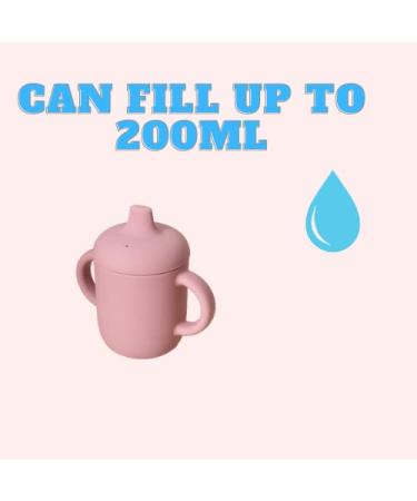 Moguda Silicone Sippy Cup Training for Baby | Spill Proof Soft Spout Lid | Easy Grip Handles | Unbreakable Design | 5oz Capacity | Ideal for 6-12 months | Silikong Non-Slip No-Spill Drinking Solution - Buy Online on SooperMarket.com