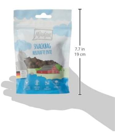 Mjamjam Premium Katzensnack - Hearty Duck 125g | Natural Cat Treats No Synthetic Preservatives - 1 Pack - Buy Online on SooperMarket.com
