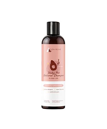 Kin+Kind Itchy Pet Natural Shampoo For Dogs & Cats Rosemary Peppermint 12 fl oz (354 ml)