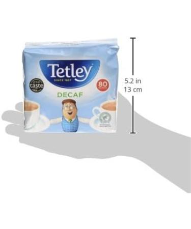 Tetley Decaf Tea Bags 80 Count - Pack of 1 - Buy Online on SooperMarket.com