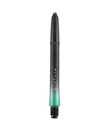 LSTYLE Dart Shafts: Laro Carbon Fiber Dart Shaft - Set of 3 Long/Medium 330 Green
