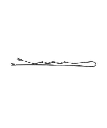 TB TOOLS FOR BEAUTY T4B LUSSONI 250 pieces Waved Hair Grips hairpins wavy hair clips (4 cm silver)