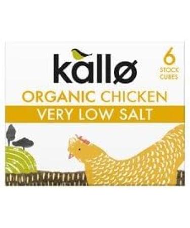 Kallo Chicken Very Low Salt Stock Cubes 38g (3 Pack Bundle) - Buy Online on SooperMarket.com