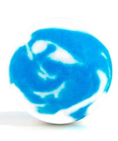 Barbie Blue Swirl Bath Bomb 7oz - Blue Raspberry - 1 Count - Perfect for a Relaxing Bath Experience - Buy Online on SooperMarket.com