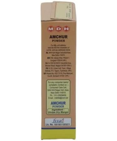 MDH Amchoor Powder 100g - Authentic Indian Aamchur Masala for Sour Taste - Pack of 1 - Buy Online on SooperMarket.com