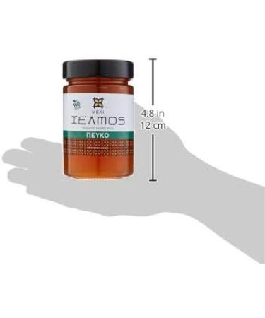 Helmos Greek Organic Pine Honey 450 g - Buy Online on SooperMarket.com