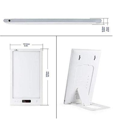 ONOTEC Light Therapy Lamp Natural Sun Lamp UV-Free 12000 Lux LED Bright Therapy Light Touch Control Timer Function with 4 Adjustable Brightness Level & Standing Bracket for Home - Buy Online on SooperMarket.com