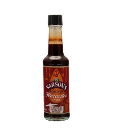 Sarson's 451883 Worcester Sauce 150ml Aluminium White