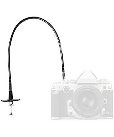 Foto&Tech Mechanical Shutter Release Cable with Bulb-Lock, Compatible with Nikon Df F80 F4 FM2 F3 FE FM3a Fujifilm X-E3/X-Pro2 X10 X100 X-PRO1 X-E1 DF-1 Leica M6 M8 AE-1 Minolta SRT-200 (40cm)