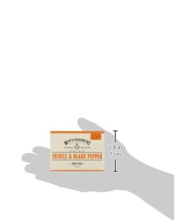 Buy Scottish Fine Soaps Thistle & Black Pepper Body Bar 200g - Luxurious Natural Skincare for International Shipping - Buy Online on SooperMarket.com