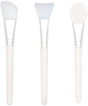 Dajidafu Brush Facial Mask Silicone White Professional Cutter-Type Tongue-Type Brushes Mud Cream Care Tool DIY Soft Beauty Tongue Shape - Buy Online on SooperMarket.com