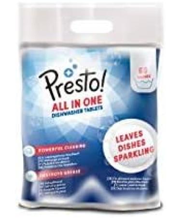 Buy Amazon Presto! Dishwasher Tablets - 120 Washes Fresh Scent 2 Packs of 60 | International Shipping Available - Buy Online on SooperMarket.com