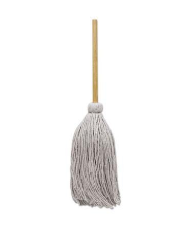 Boardwalk Mop Head, Cotton, Cut-End, White, #24 Handle Deck - Includes six mops per case.