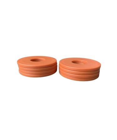 Washer Yard Toss Replacement Pitching Set (Orange, Set of 8)