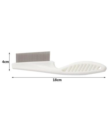 Flea Comb for Dogs & Cats | Soft Stainless Steel Pet Grooming Comb - Remove Fleas & Tangles - Buy Online on SooperMarket.com